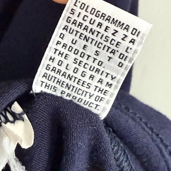 Roberto Cavalli Navy RC Monogram Logo Stretch T Shirt M Italy Baroque Graphic - Picture 12 of 14